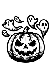 Halloween SVG, Trick or treat SVG, Ghost SVG, Witch SVG, Black Cat SVG, Scary SVG, Pumpkin SVG, Holiday SVG, Jack o Lantern, Halloween Silhouette, Halloween Vector, Clipart, Cut file for Cricut, JPG