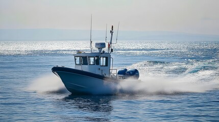 GPS-Equipped Fishing Boat for Efficient Marine Navigation and Catch