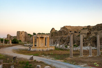 Ruins of the ancient city of Side.