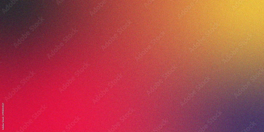 Leinwandbilder Gold red peach orange yellow abstract background with Color gradient, ombre. Smooth gradient from red to purple grainy texture. Rough grainy noise Glow light shine. Red soft light dark backdrop