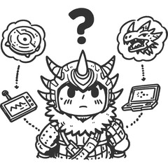 Unsettling Evolution Vintage Illustration Vector