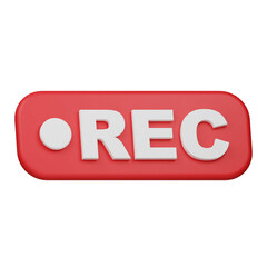 live streaming 3d icon isolated on the transparent background