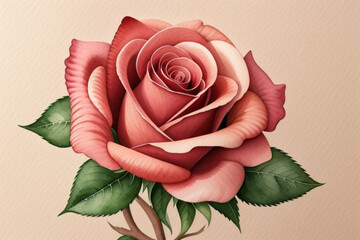 Watercolor set of hand-drawn blue roses. Blue flowers clipart