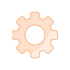 Gear vector icon