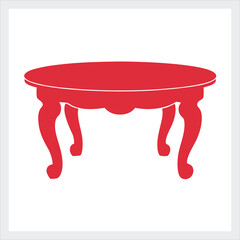  Modern table vector illustration