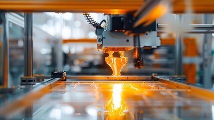 Automatic three dimensional plastic printer