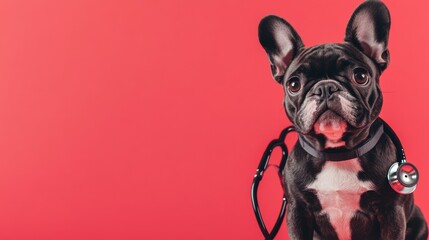 Banner with copy space for vet clinic