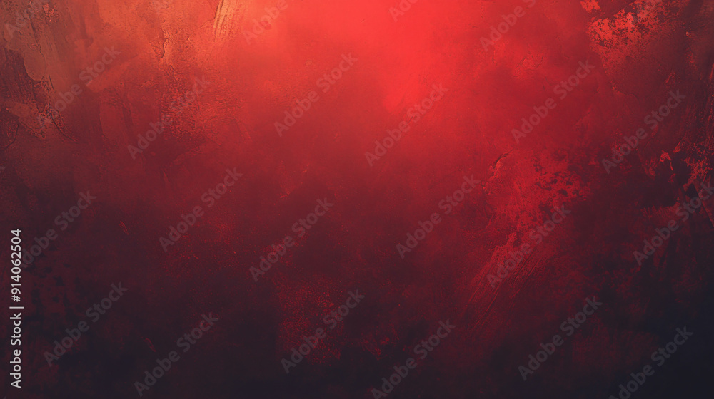 Poster a rich and textured abstract background in deep red tones, creating a dramatic and intense visual at