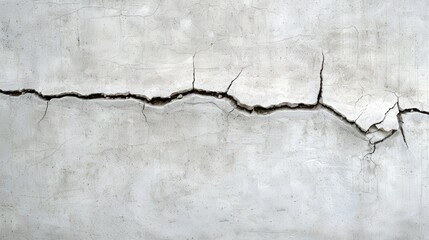 Cracked and faded mural, on a crumbling urban wall