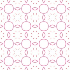 Seamless geometric pattern on a white background, perfect for backgrounds and textures