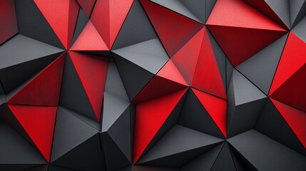 red and black cube and diomand shape  background
