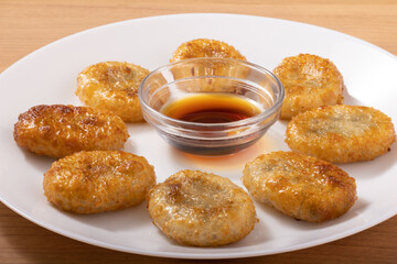 揚げ　ニラ饅頭