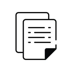Document vector icon