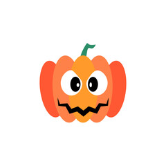 Halloween Pumpkin face use for poster, banner.