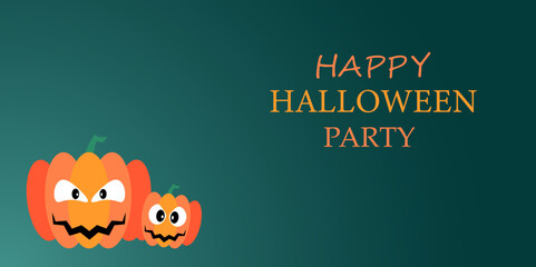 Halloween Party background use for banner.