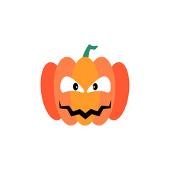Halloween Pumpkin face use for poster, banner.