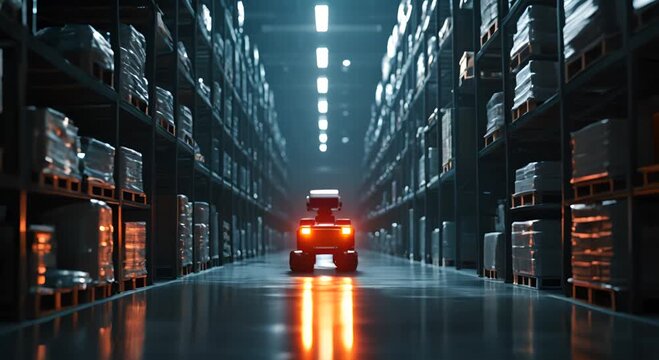 Smart warehouse, robot warehouse