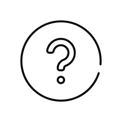 Question Mark vector icon