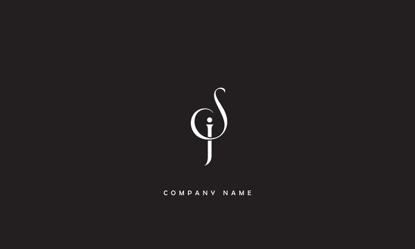 JS, SJ, J, S Abstract Letters Logo Monogram