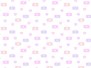 4:3 カラフルポップキャンディパターン⭐︎PNG