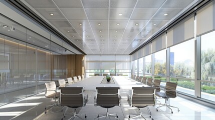 smart conference room , flexible conference room design , acoustic ceiling panels