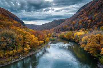 autumn in the mountains