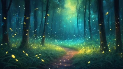 fairy tale dark forest generative ai