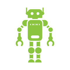 Robot icon template