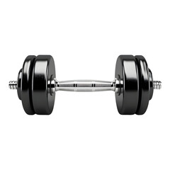 Naklejka premium Dumbbell on transparent background high resolution