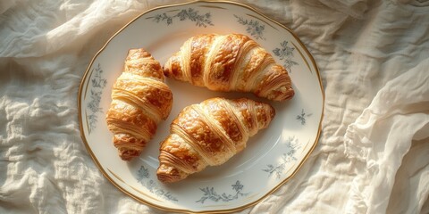 Golden Brown Pastry with Intricate Layers