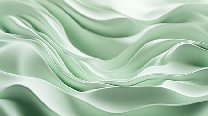 Fototapeta premium Minimalist 3D light green background with clean lines and soft textures, suitable for modern and understated designs.