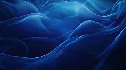 Obraz premium Mysterious 3D blue background with dark hues and soft glows, creating an enigmatic and atmospheric mood.