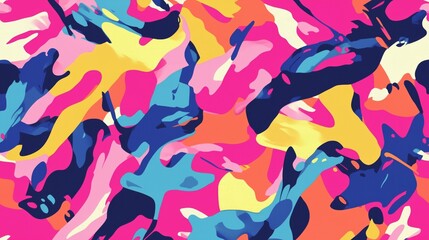 Vibrant Abstract Colorful Patterns and Shapes