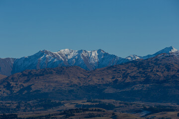 Obraz premium Beautiful mountain view aroud Otago area, New Zealand.