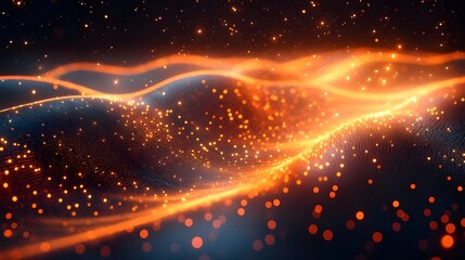 Obraz premium illustration image for write article online of fiber optic transaction data on internet network. Generative AI