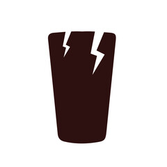 vector glass, logo, vector illustration, abstract, art, 3d rendering, silhouette