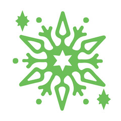 snowflake vector, logo, vector illustration, abstract, art, 3d rendering, silhouette