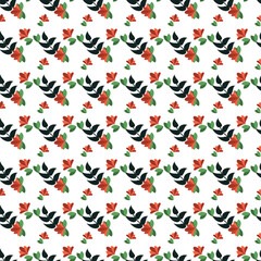 Christmas Preparations Seamless Vector Pattern Design