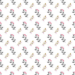 Christmas Preparations Seamless Vector Pattern Design