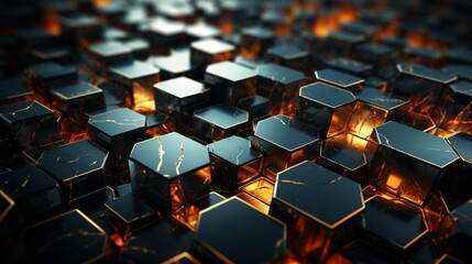 Fototapeta premium 3d rendering old cage pattern background
