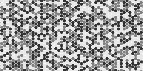 Hexagonal Abstract Technology Background. Pattern of hexagon shapes.