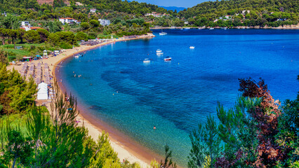 Agia Paraskevi Beach in Skiathos, Greece
