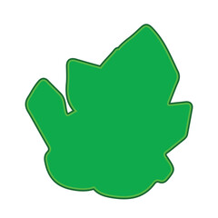 green crystal, vector, logo, vector illustration, abstract, art, 3d rendering