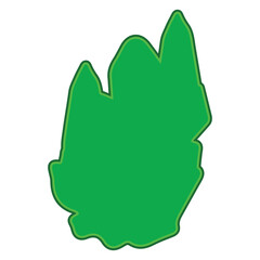 green crystal, vector, logo, vector illustration, abstract, art, 3d rendering