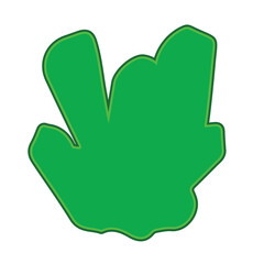 green crystal, vector, logo, vector illustration, abstract, art, 3d rendering