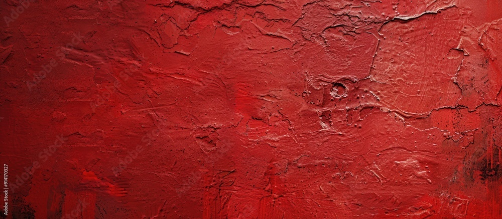 Aufkleber red concrete or plastered wall texture provides an abstract background perfect for designs with a co