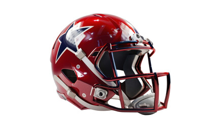 Naklejka premium American football helmet on transparent background