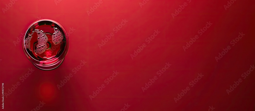 Aufkleber An image featuring red wine with ample copy space for text or graphics