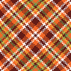 Tartan Plaid Pattern Seamless. Abstract Check Plaid Pattern. Template for Design Ornament. Seamless Fabric Texture. Vector Illustration