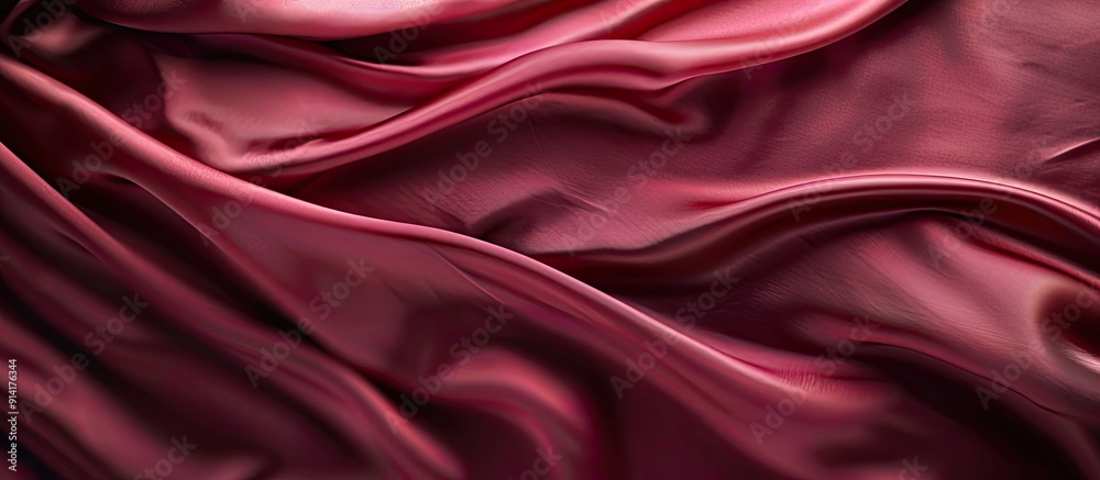 Poster gorgeous silk on a rich marsala red backdrop perfect for a copy space image